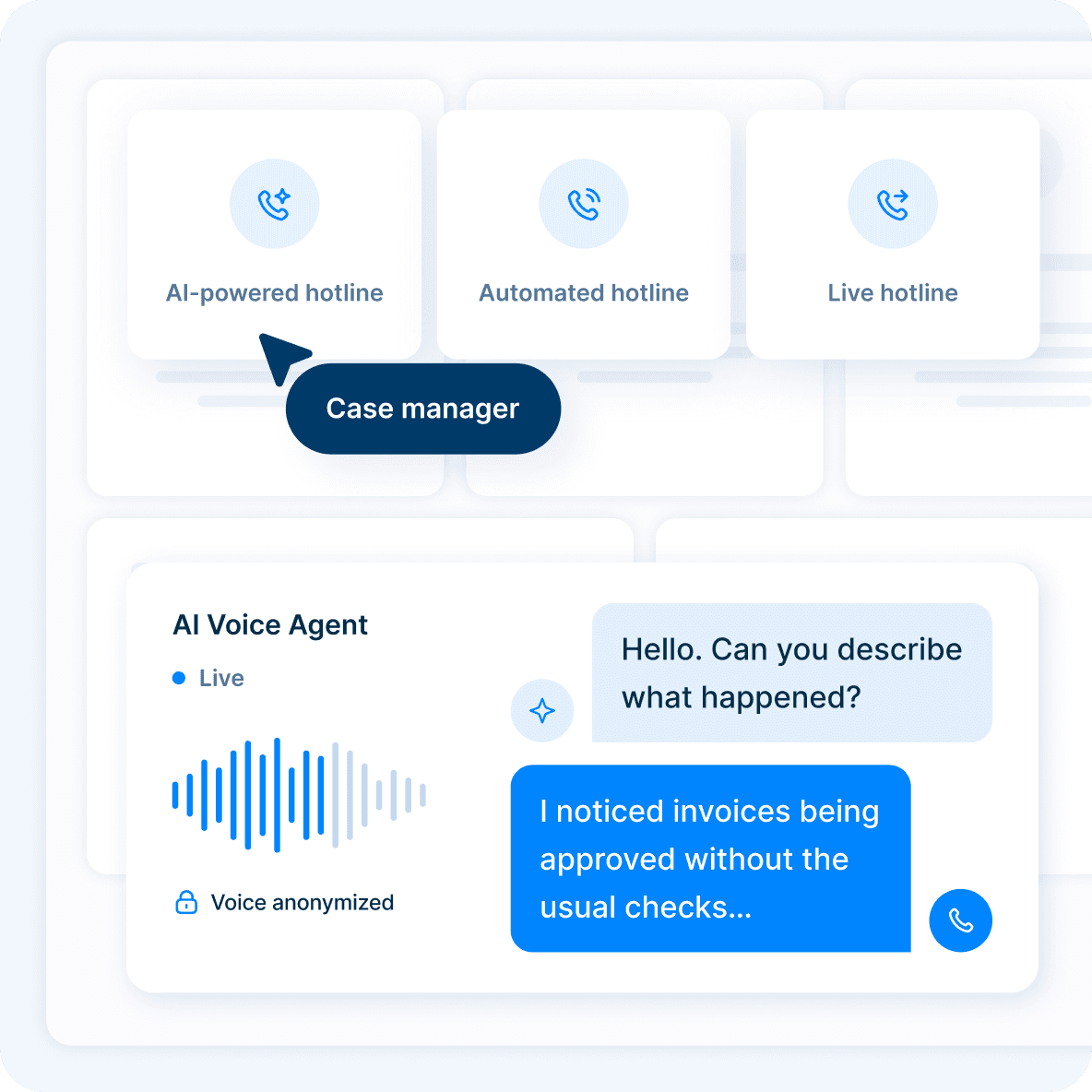 FaceUp AI-powered Hotline