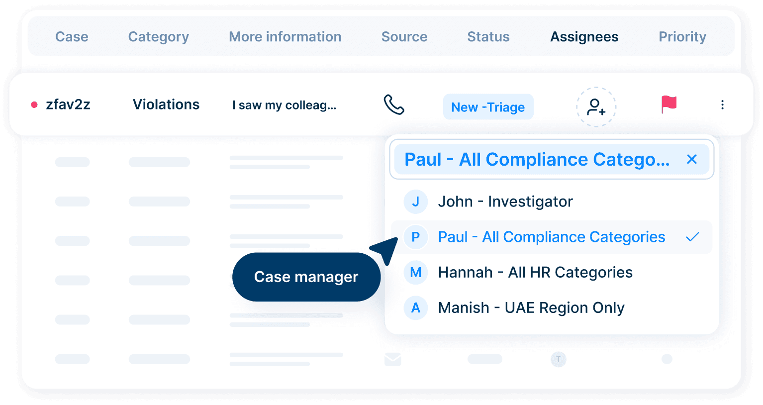 FaceUp - Centralized Whistleblowing and Investigations In One Secure Platform - Case Management