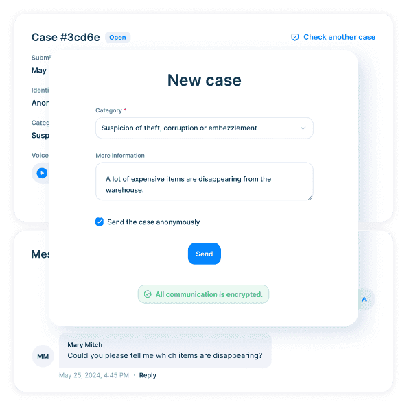 Whistleblowing - FaceUp Whistleblowing System