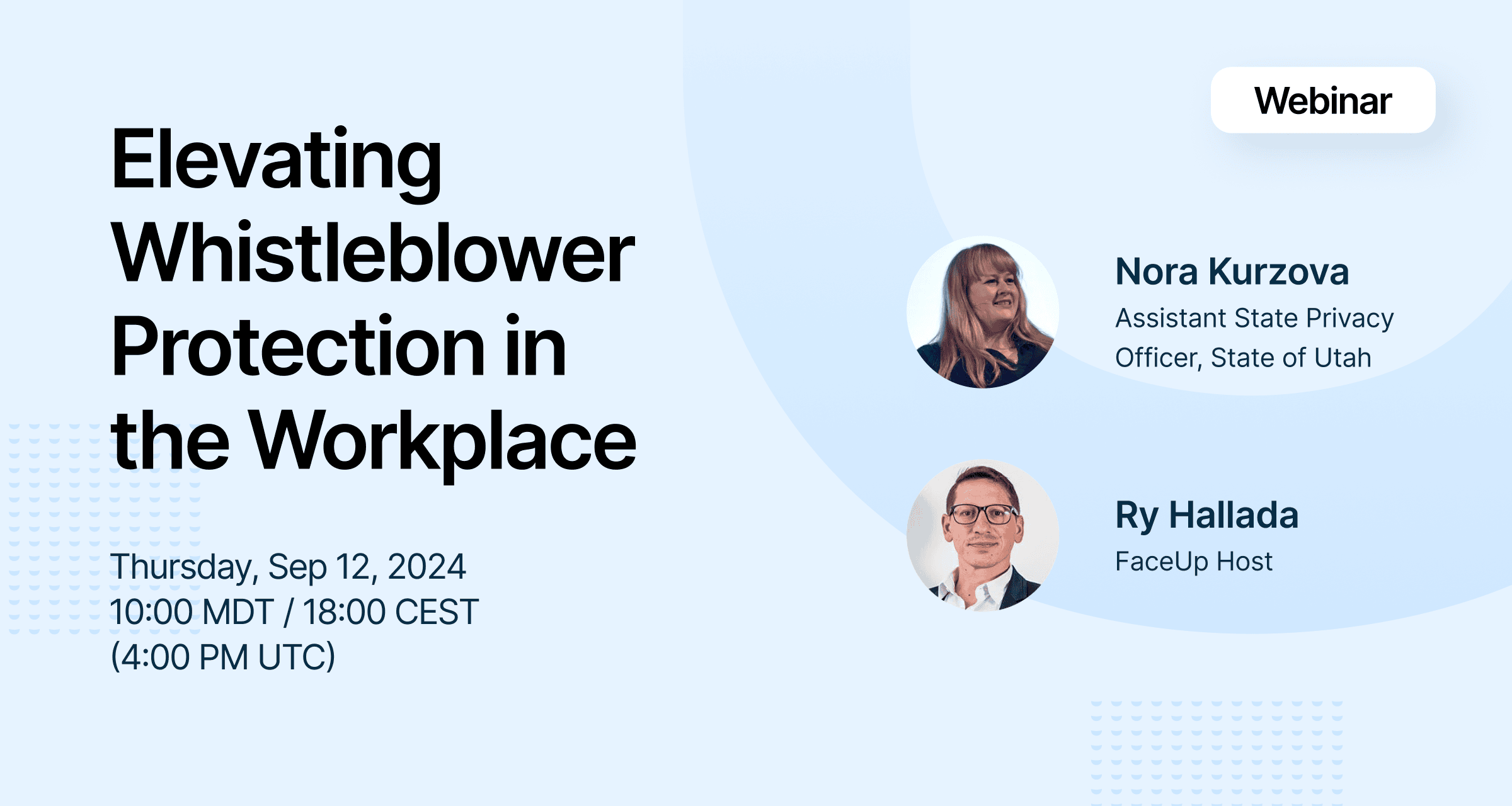 Elevating Whistleblower Protection in the Workplace with Guest Speaker Nora Kurzova